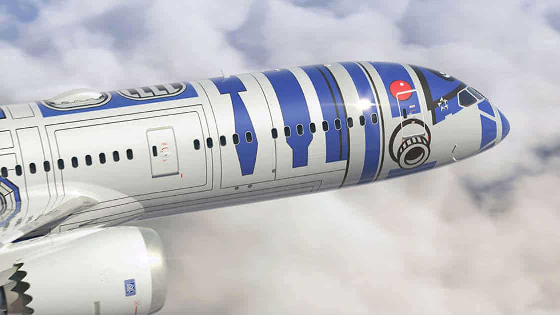 R2-D2 als vliegtuig