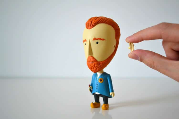 poppetje van Vincent van Gogh