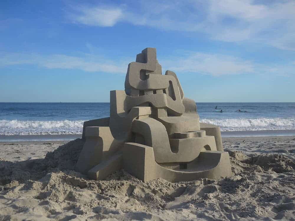 modern zandkasteel